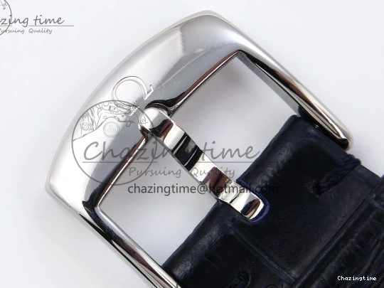 1230 Trendsetting De Ville Power Reserve SS MKF 1:1 Best Edition Blue Textured Dial on Black Leather Strap A 7742